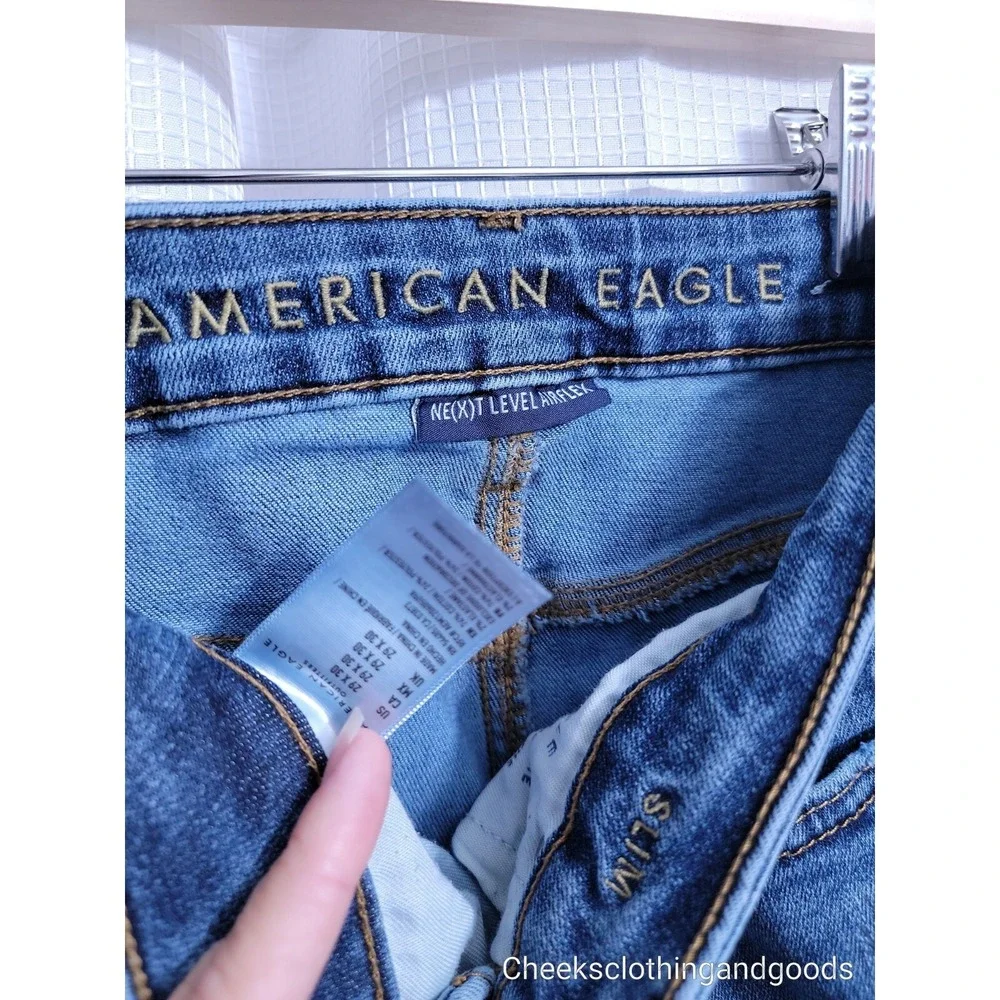 American Eagle Slim Distressed Next Level Airflex Jeans Men's 29x30